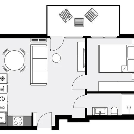 Urban Premium, Opolska 10 No 77a, Free Garage, Self Check-in 아파트 *